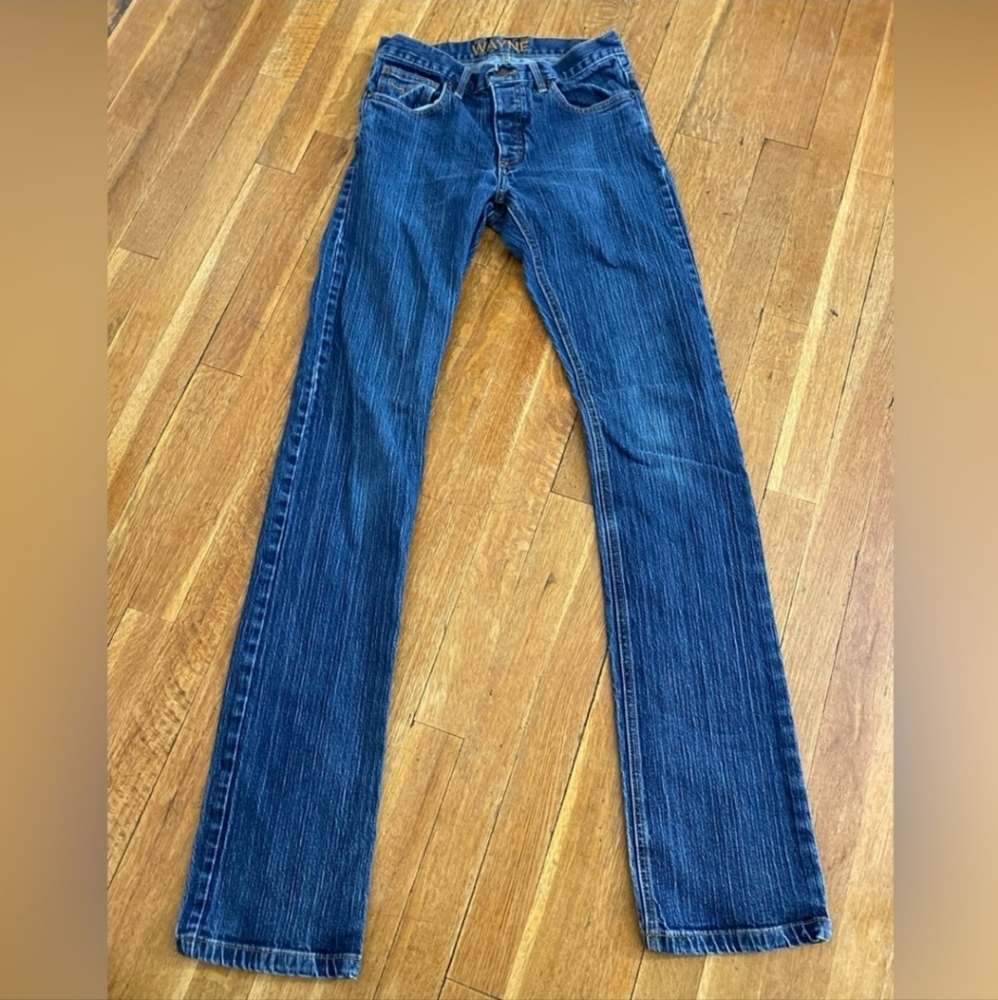 KIMES RANCH Wayne Denim Jeans Men’s 29x34 Blue Slim Straight Western Cowboy USA